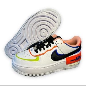 Womens NIKE AF1 low White Multi-Color